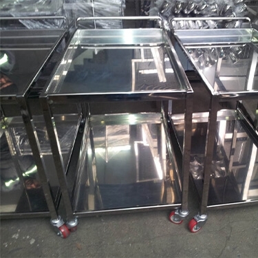 Thestainless platforms are used in many industries and are produced according to the requests and requirements of the customer. Other than the platforms, the stainless cabinets, equipment and barrels are manufactured.